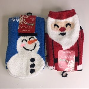 2Pair Christmas Jammies Ultra Moisturizing Socks